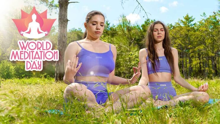 [ClubSweethearts] - Skinny European Teens Alice Xo & Molly Kit Shaved Pussy Outdoor Fun - Alice Xo - Molly Kit
