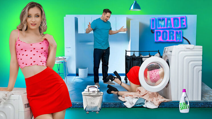 [IMadePorn] - Gagging on Dick: Lily Blossom's First Time - Brad Knight - Lily Blossom