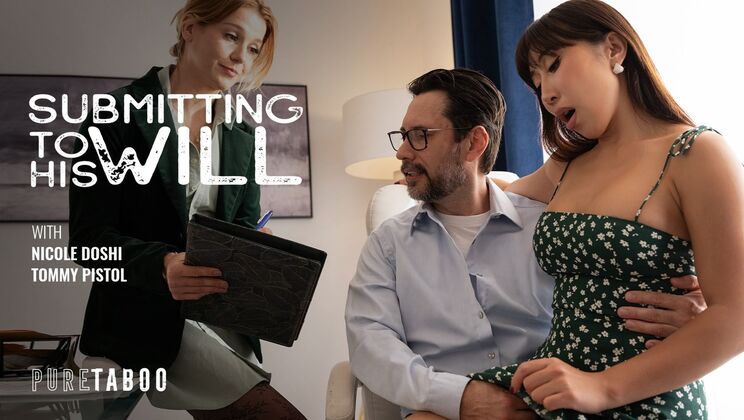 [PureTaboo] - Tommy Pistol Dominates Nicole Doshi in Rough Sex