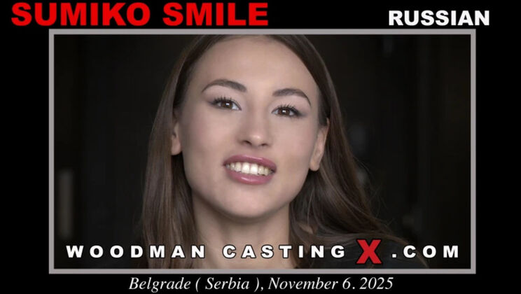 [WoodmanCasting] - Young Sumiko Smile Casting Threesome with Pussy Licking & 69 - Sumiko Smile