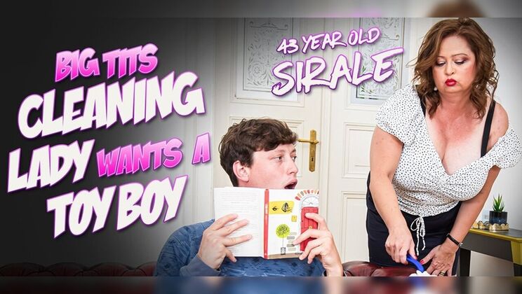 [Mature.nl] - Busty Cougar Cleaning Lady Orgasm from Hard Fuck and Cock Sucking - Sirale - Lenny Yankee